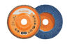 Walter 4-1/2 Inch ALLSTEEL Flap Discs, 40 Grit, 7/8 Inch Arbor, 10 Pack, small image number 1
