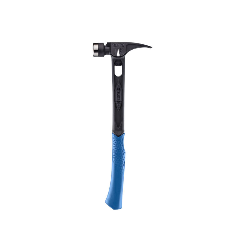 Stiletto TIBONE 15oz Limited Edition Black Titanium Framing Hammer with Blue Handle