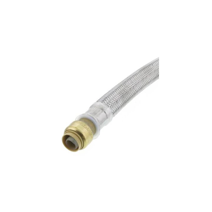 Sharkbite 1/2 x 3/4 FIP x 24in Length Water Heater Connector, large image number 2