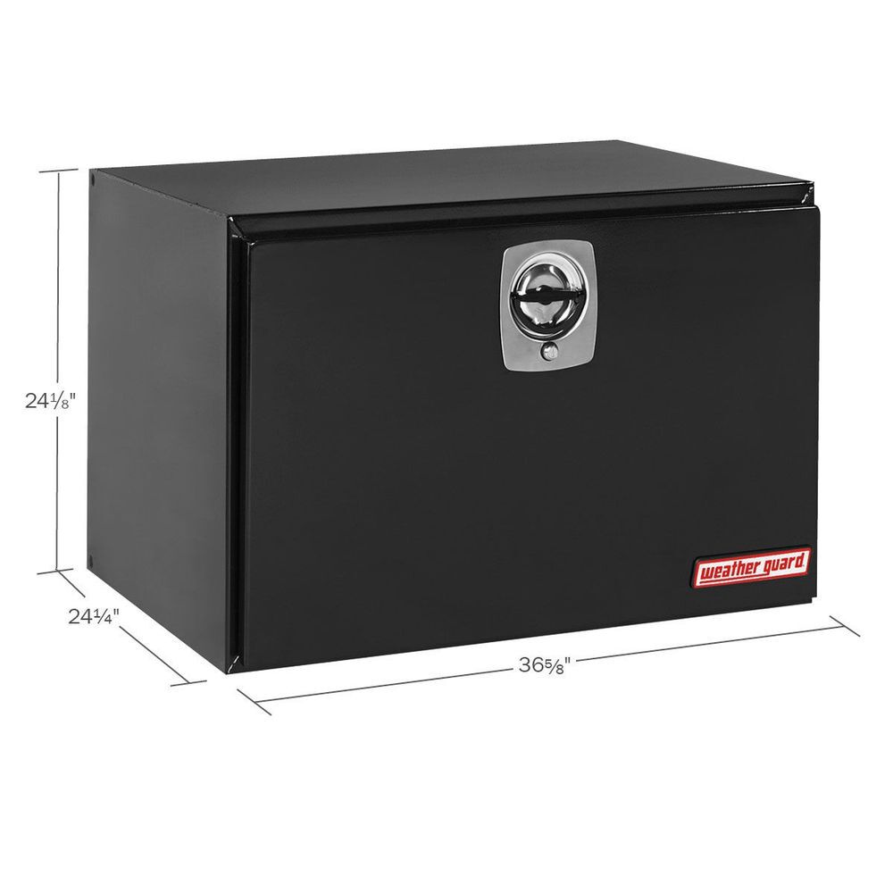Weather Guard 538-5-02 Jumbo Underbed Box - Steel - Black, large image number 2