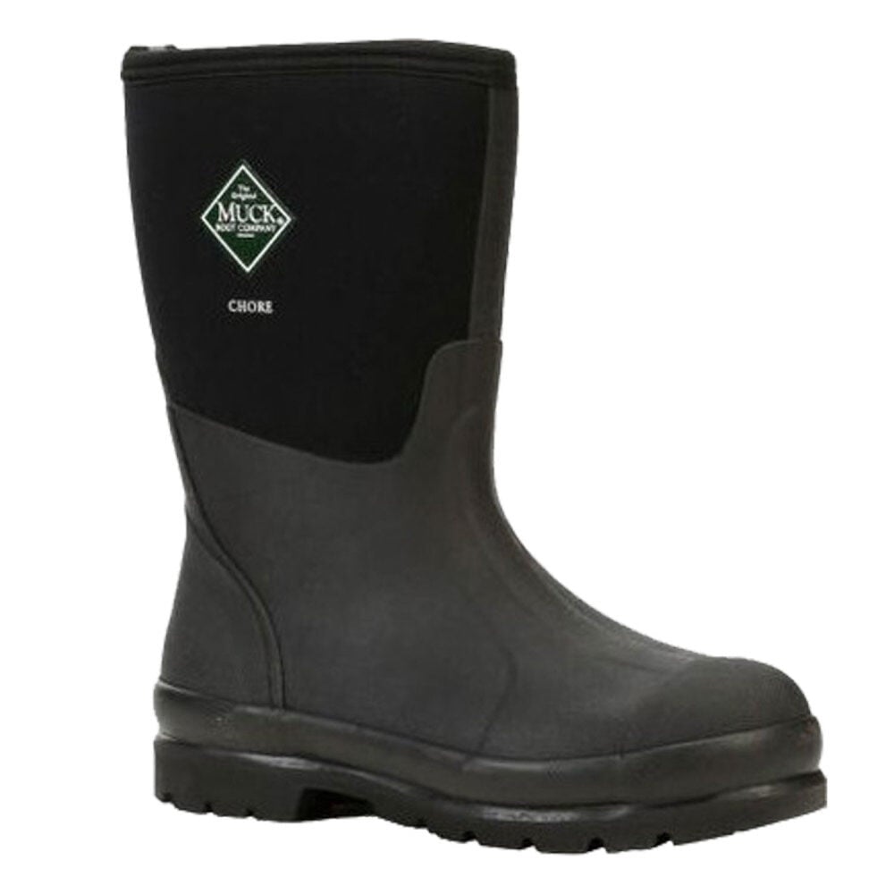 Muck Boots Black Size 11 Mens Chore Classic Mid Work Boot – CHM000A M 110