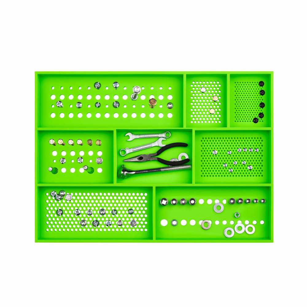 Boltster Top Box XL Fastener Organizing Tool Tray Green, large image number 2