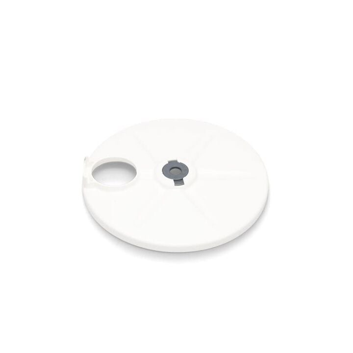 Toro White Wheel Cover Assembly for Toro Rear Wheel Drive Mowers, large image number 2