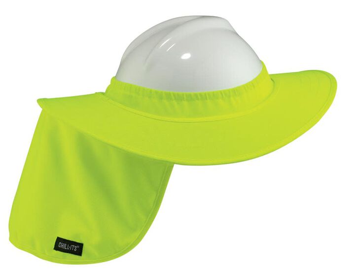 Ergodyne Chill-Its 6660 Hard Hat Brim with Neck Shade, swatch