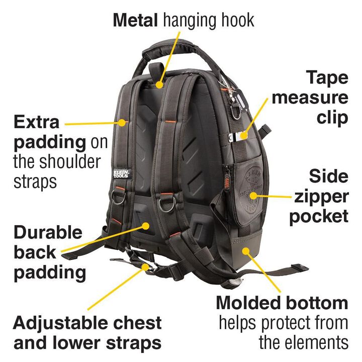 Klein Tools Tradesman Pro Tool Master Backpack, large image number 3