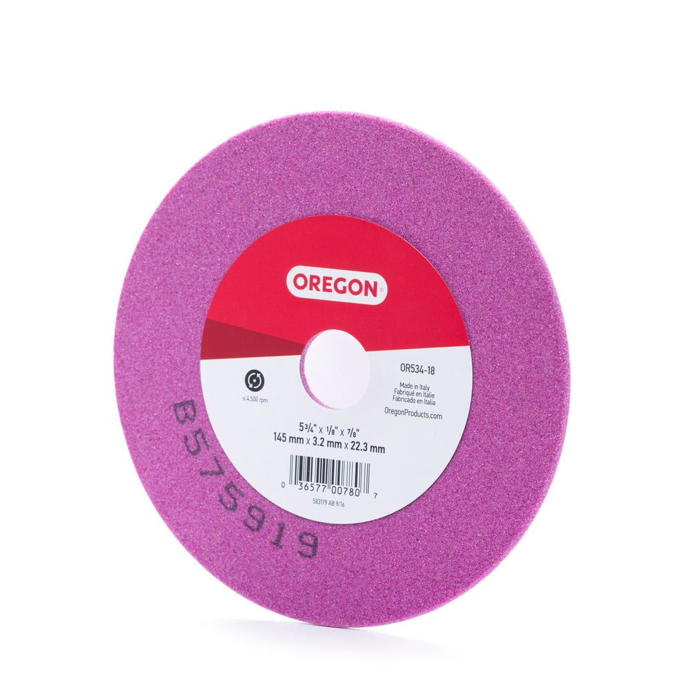 Oregon 5 3/4 Inch x 1/8 Inch x 7/8 Inch Vitrified Grinding Wheel, large image number 2