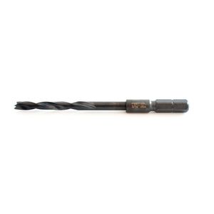 3/16 in High Alloy Steel Spiral Wood Drill Bit