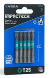 Vega Impactech 2 Inch #25 Torx Bit 5 Pieces, small image number 1