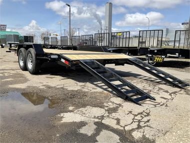 Doolittle Trailer Mfg 84in x 18' Equipment Trailer with Dove Tail 2022 Black, large image number 8