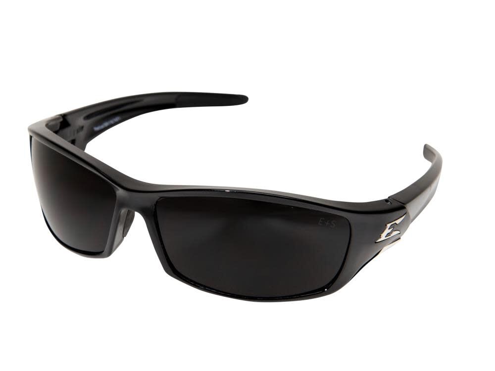 Edge Reclus Safety Glasses Black Frame Smoke Lens, large image number 1