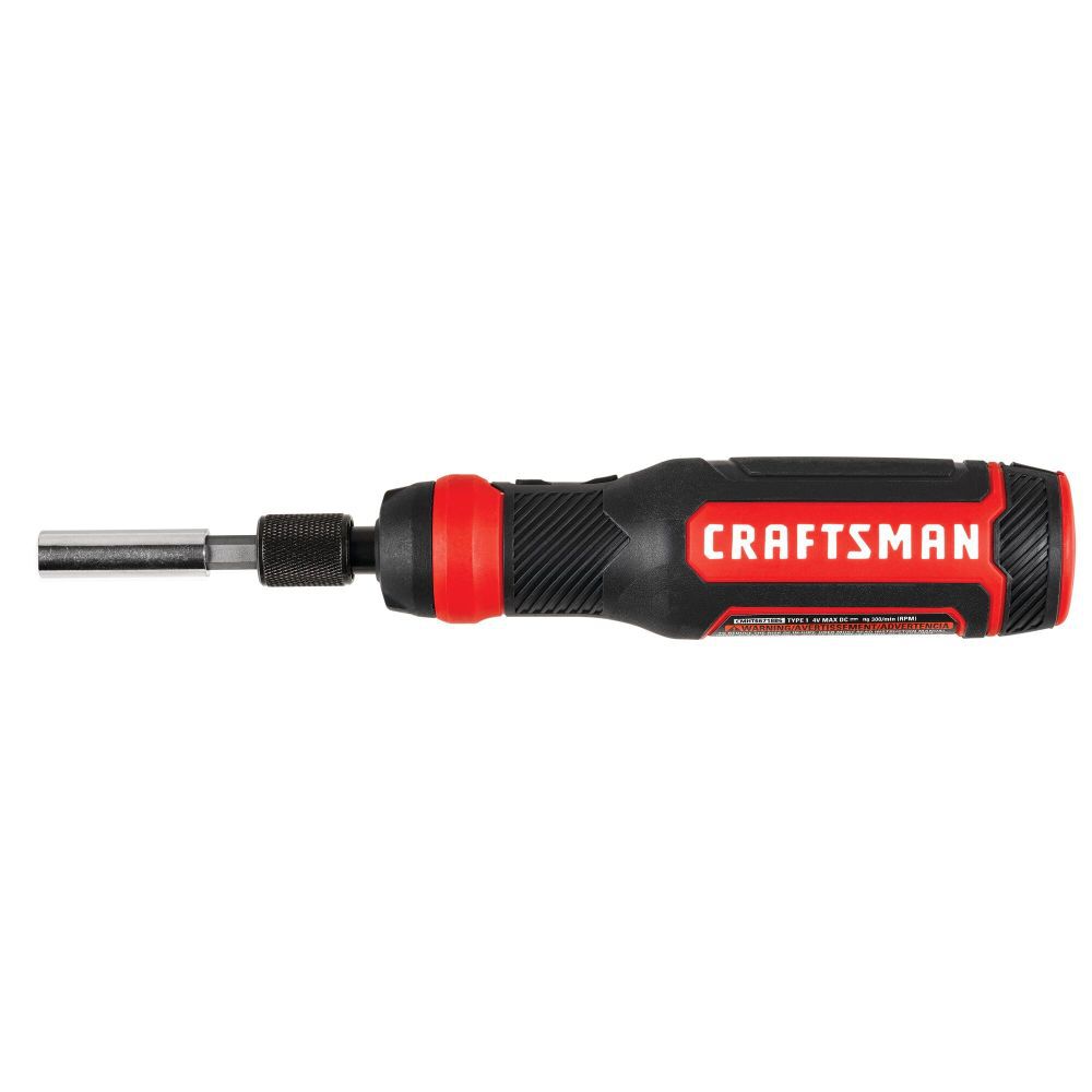CRAFTSMAN 4V MAX* Cordless Screwdriver, 8 Piece CMHT66718B6