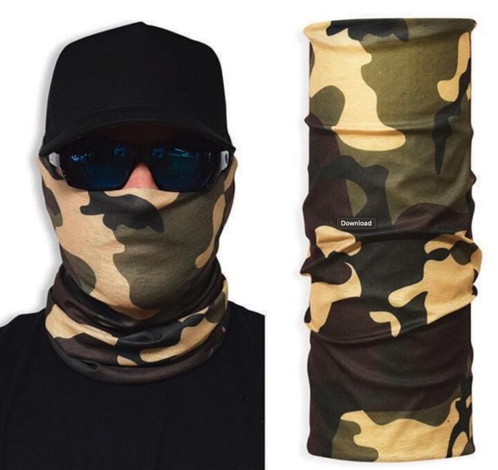 John Boy Face Guard Mask - Camo