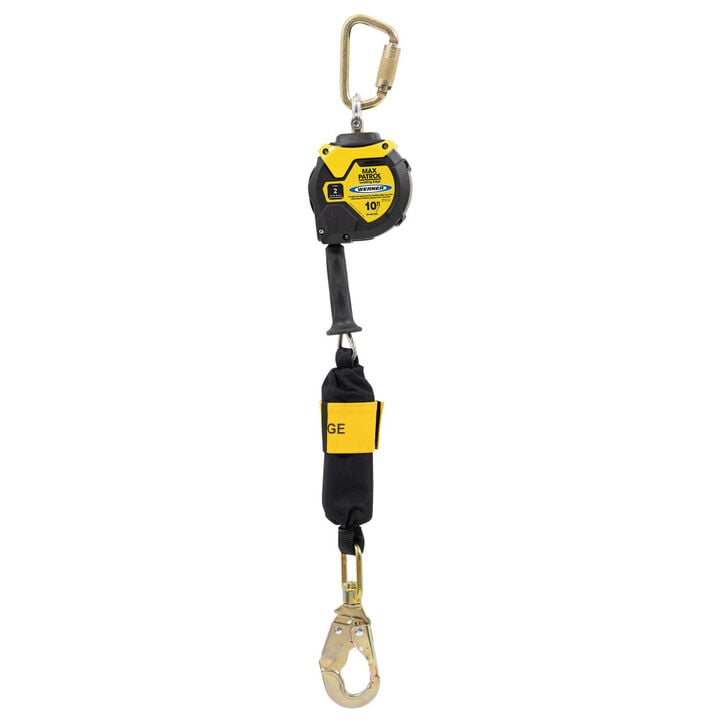 Werner Max Patrol Leading Edge 10 Ft. Cable Self-Retracting Lifeline with Snap Hook, large image number 1