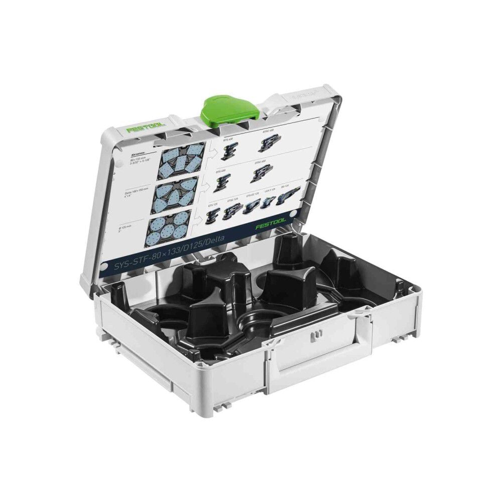 Festool SYS3 STF 80×133/D125/Delta Abrasive Systainer – 576781