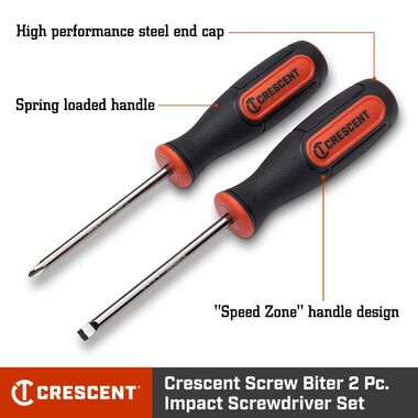 Crescent Screw Biter Dual Material Extraction Screwdriver Set 2pc, large image number 13