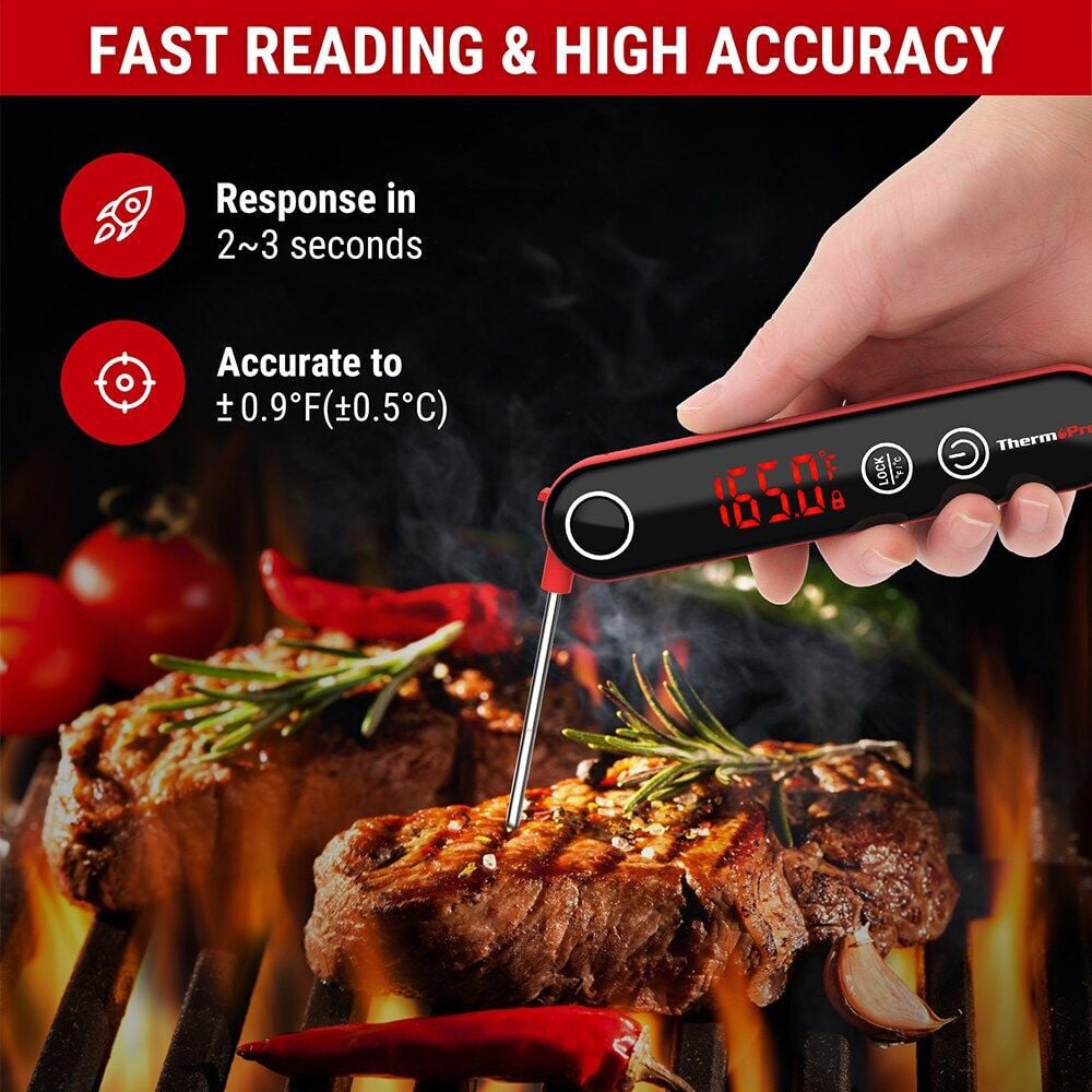 TempPro Digital Probe Meat Thermometer, large image number 2