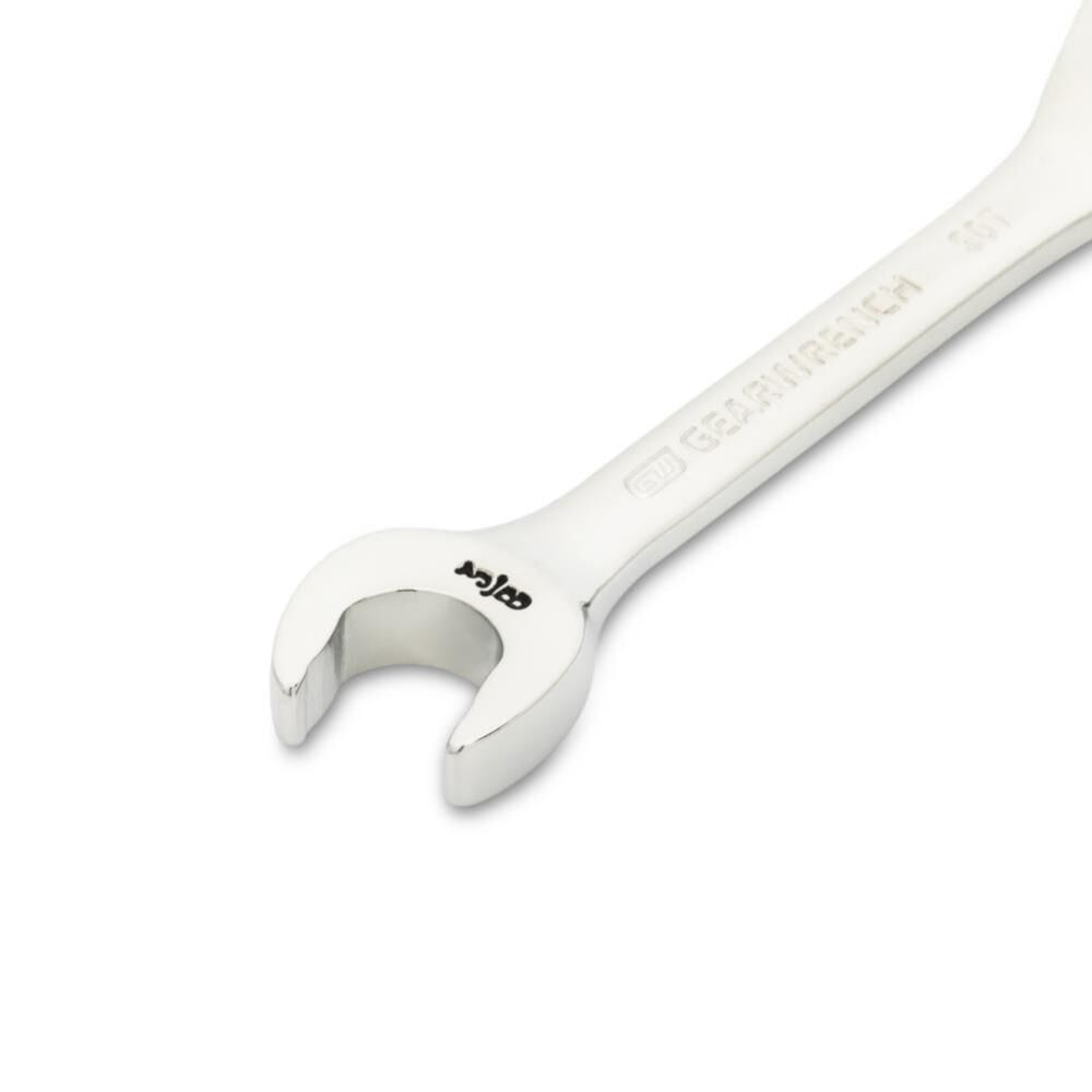 GEARWRENCH 3/8 Inch 90-Tooth 12 Point Stubby Combination Ratcheting Wrench, large image number 3
