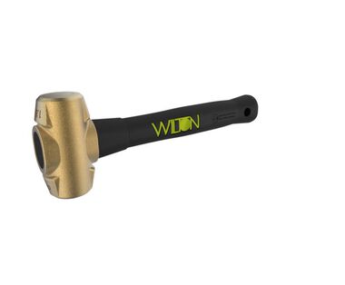 Wilton 4 lb Head 12 In. BASH Brass Sledge Hammer, large image number 0