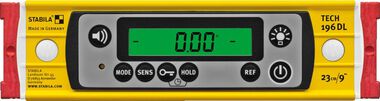 Stabila 9in IP67 Tech Level 196 DL with Case, large image number 0