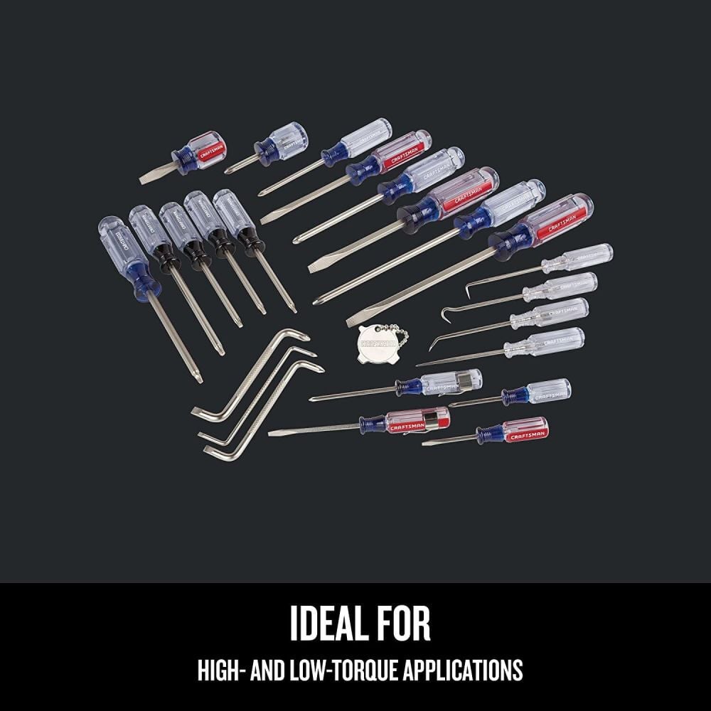 CRAFTSMAN Acetate Screwdriver Set 25 Pieces, large image number 4