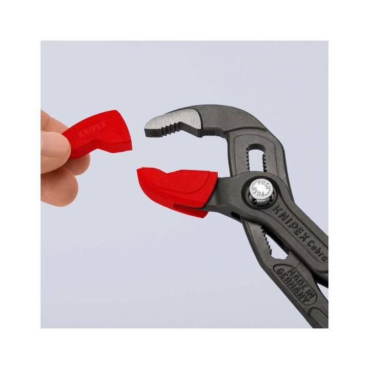 Knipex Smooth Surface Red Plastic Jaw Protectors for 7-1/4 in Cobra Pliers, large image number 7