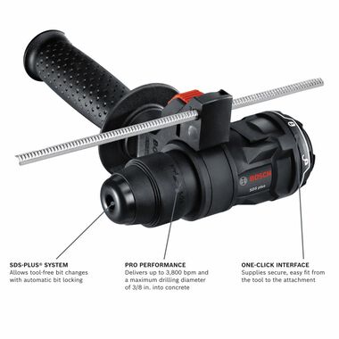 Bosch SDS plus Rotary Hammer Attachment, large image number 1