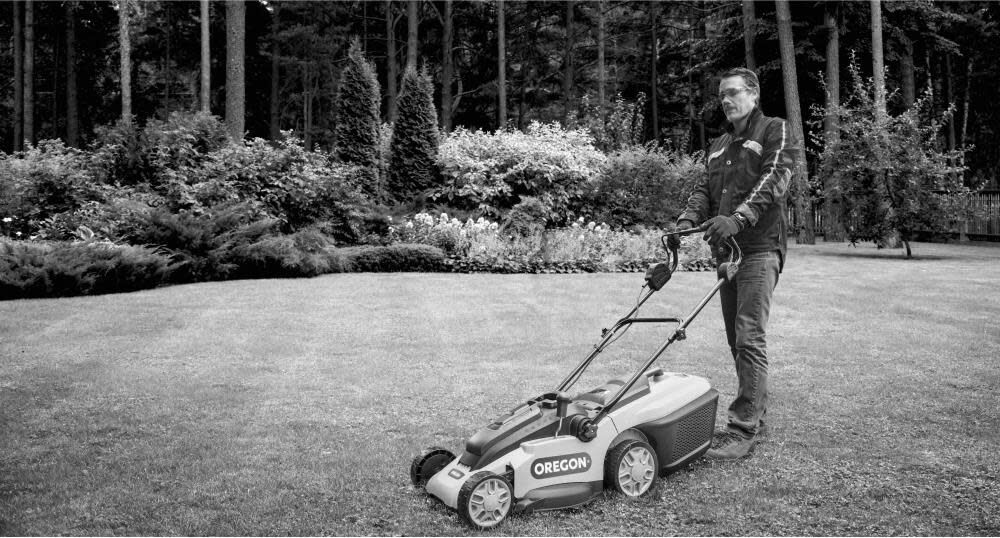 Oregon battery 2025 lawn mower