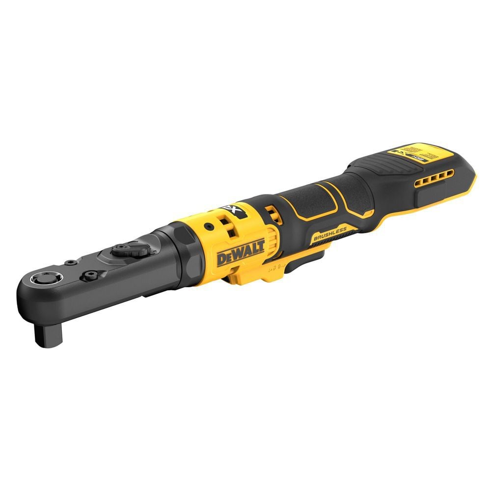 DEWALT 20V MAX XR 3/8 in & 1/2 in Sealed Head Ratchet Cordless (Bare Tool), large image number 3