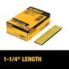 DEWALT 1-1/4 Inch 18 Gauge Narrow Crown Staples 2500 Pieces, small image number 3
