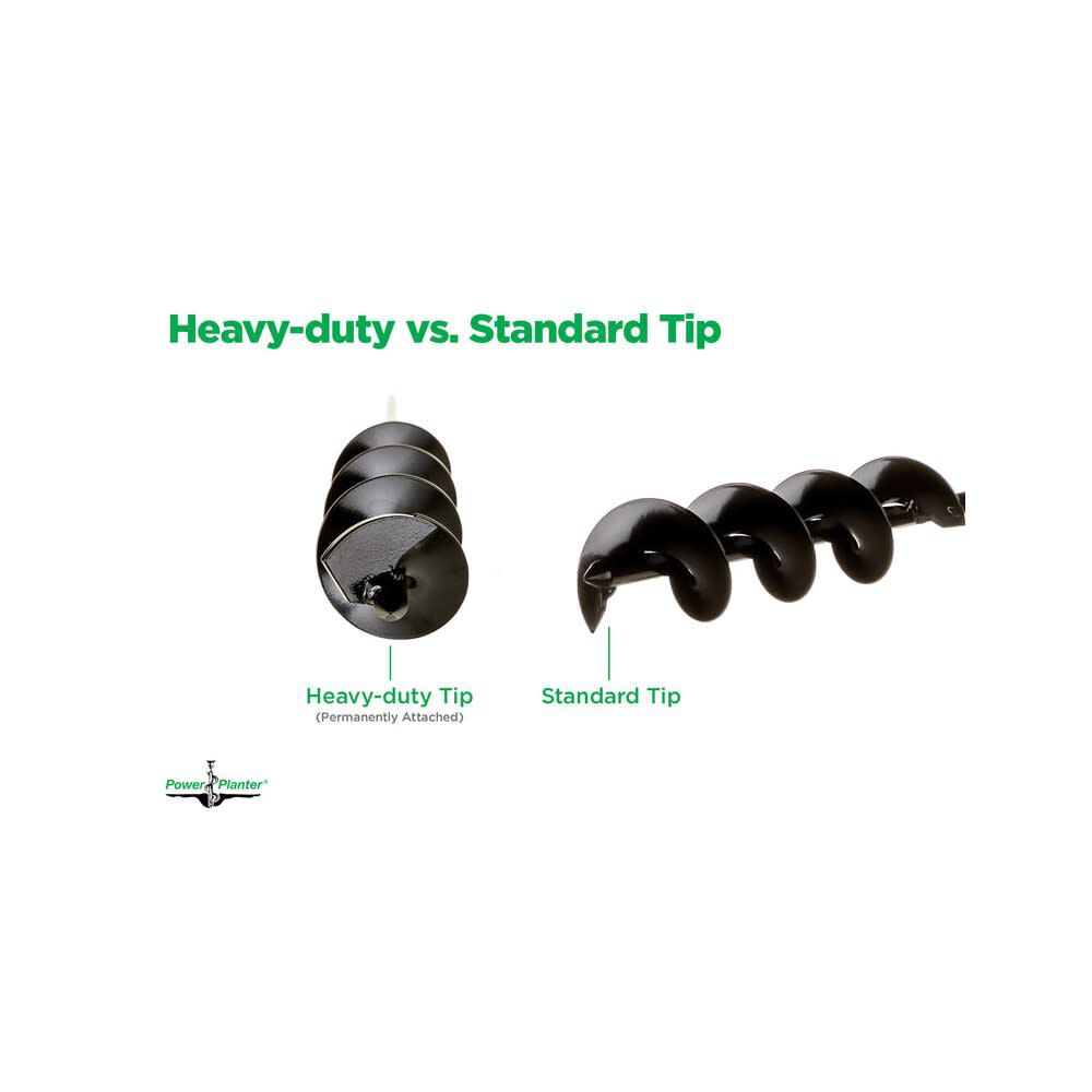 Power Planter 3 Inch x 48 Inch Steel Extended Bulb Auger with HD Tip, large image number 3