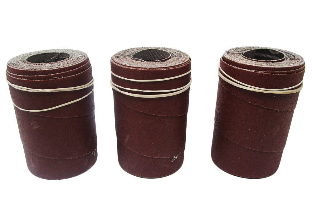 Powermatic Precut Abrasive Strips for PM2244 Drum Sander, 180 Grit, 3 Pieces, large image number 1