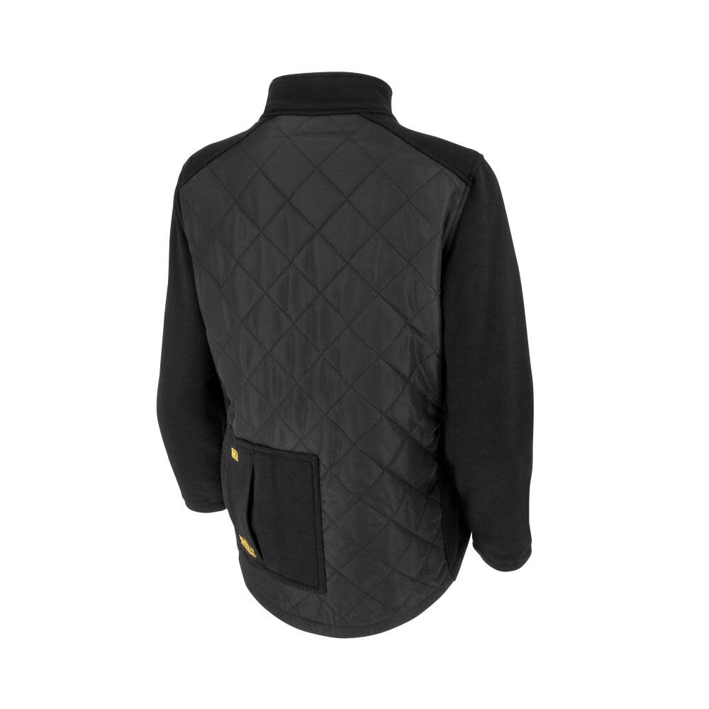DEWALT Womens Hybrid Heated Jacket, Black, 2X, large image number 12