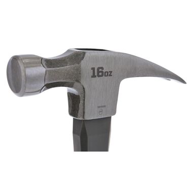 Irwin 16-oz Smoothed Face Steel Framing Hammer, large image number 4
