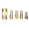 Milton 215 1/4in NPT T Style Coupler and Plug - 5 Pieces, small