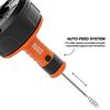 Klein Tools 25 Foot Auto Feed Drum Auger, small image number 2