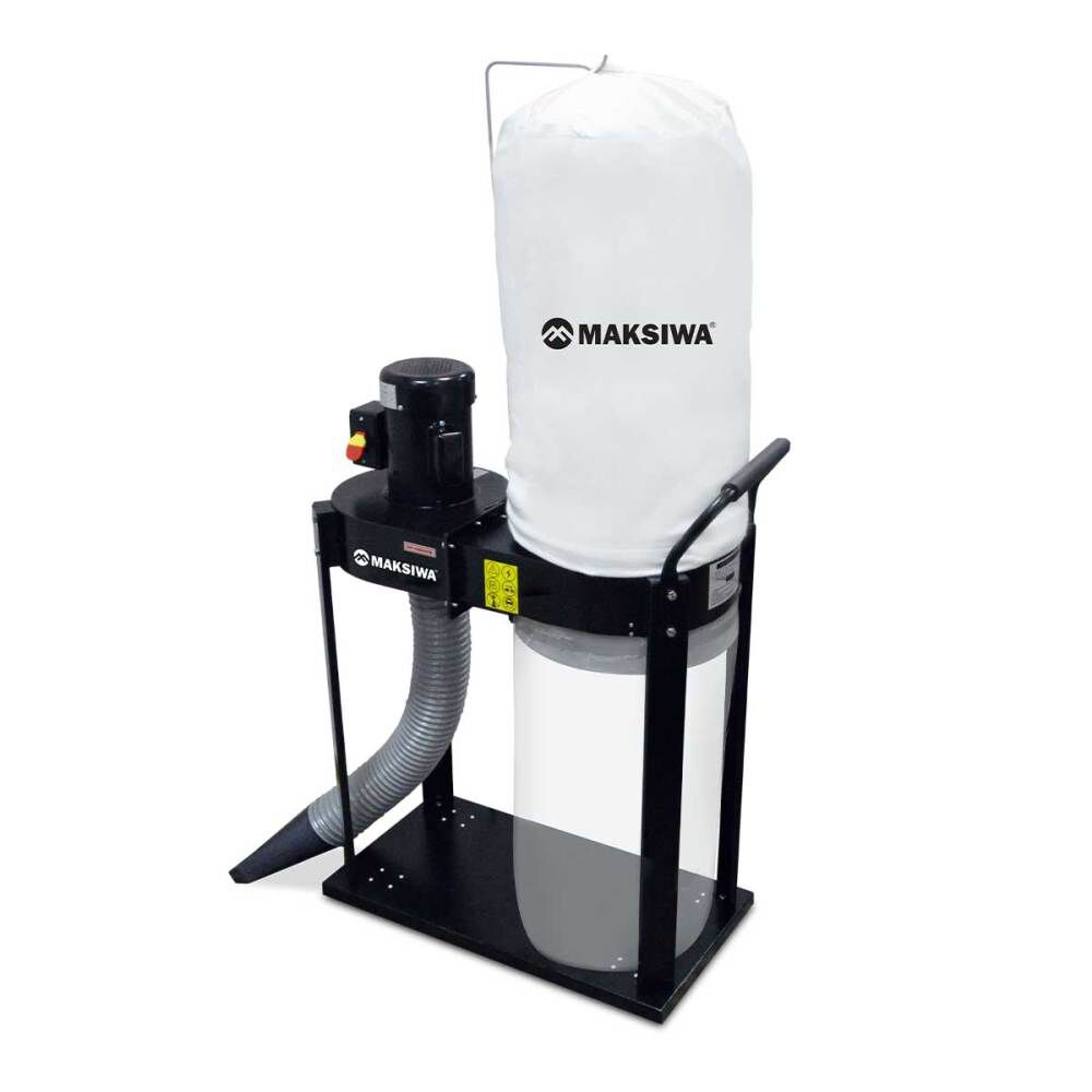 Maksiwa International Promotional Maksiwa Dust Collector 600 CFM 127/220V 1 Phase 1HP 1 Entry, large image number 1