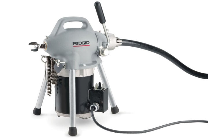 Ridgid K-50 115V Sectional Machine with 17-A Adapter and A-30 Cable Kit