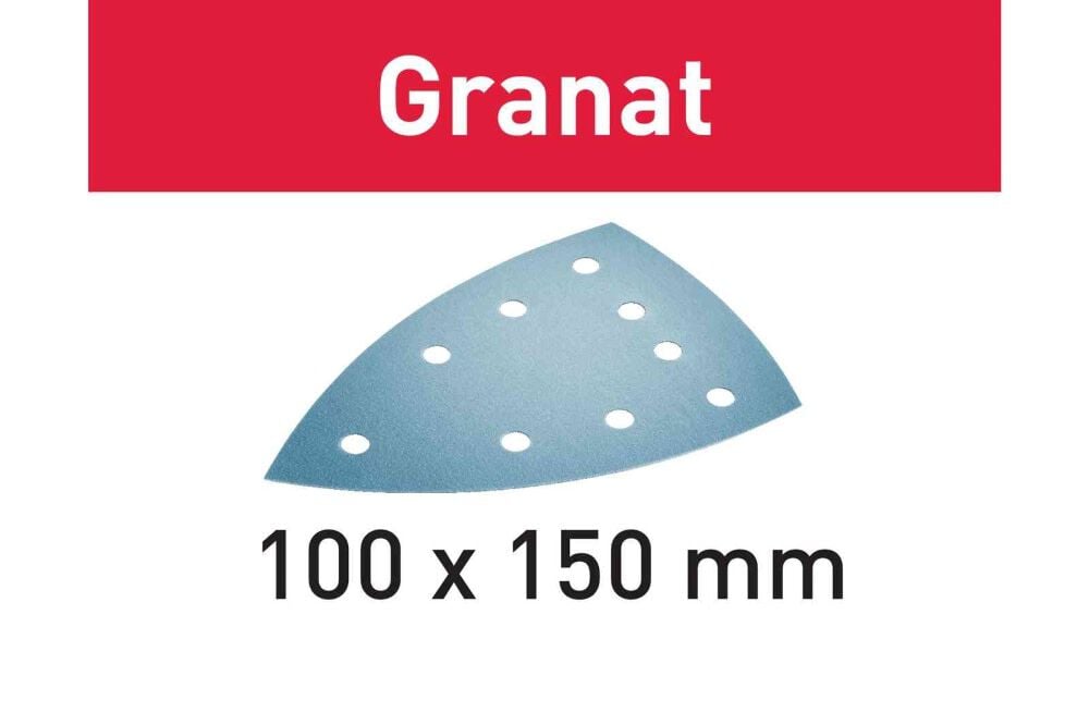 Festool Sanding Disc STF DELTA/9 P320 GR/100 Granat 100qty, large image number 1