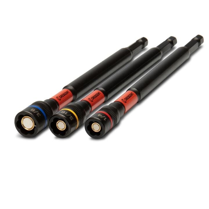 Crescent 6in Long Bolt Biter Impact Nutdriver & Extractor 3pc Set, large image number 3