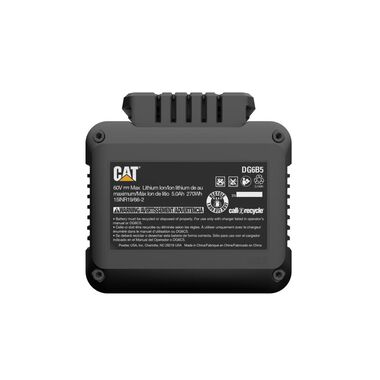 CAT DG6B5 60V 5ah Lithium-ion Battery, large image number 2