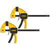 DEWALT 2 pack 6 In. Medium One-Handed Bar Clamps, small image number 1