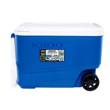 Igloo Wheelie Cool 38 Hard Cooler Majestic Blue 38qt, large image number 0