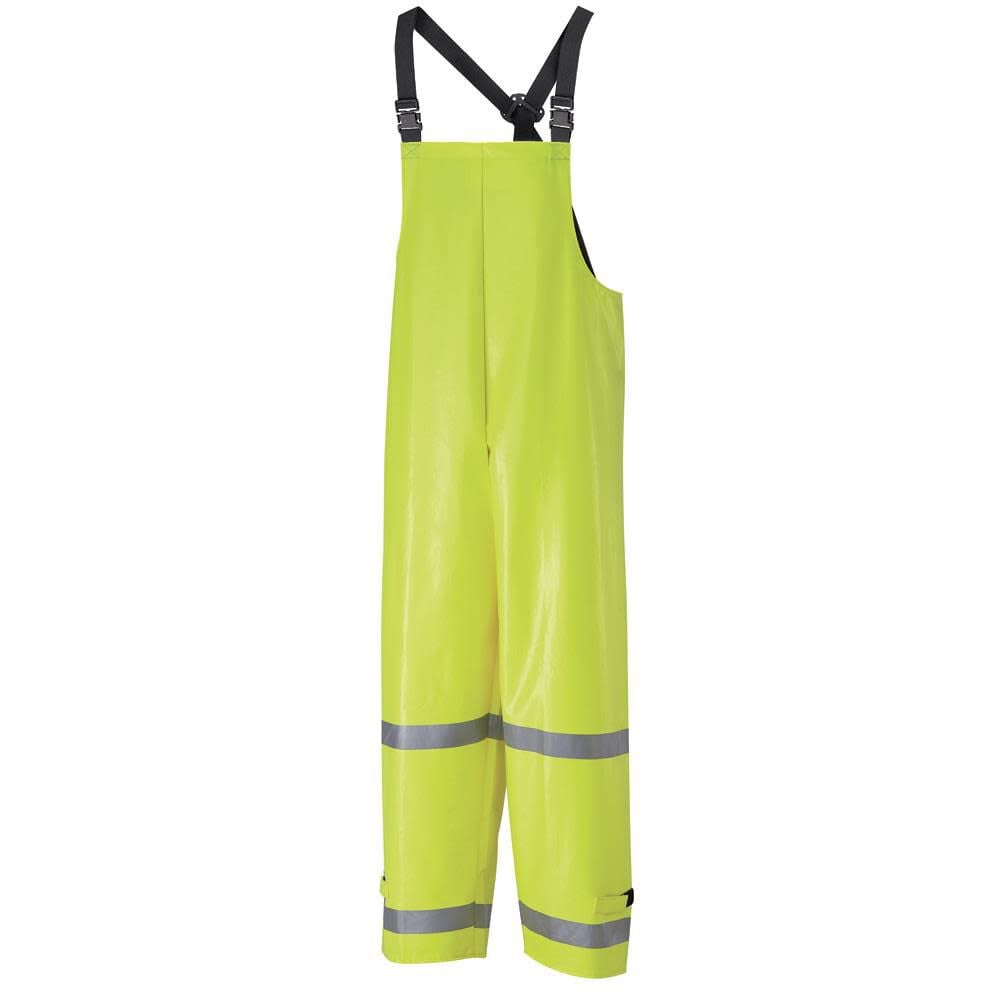 VF ImageWear PVC/Kevlar/NOMEX Hi-Visibility Yellow ArcResist Rainwear Overall Size Large – BXN2YE-L-RG