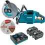 Makita 40V max XGT Brushless Cordless 9 Inch Power Cutter 5 Ah Kit, with AFT, Electric Brake