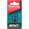 Makita Impact X #1 Square Recess 1 Insert Bit 2/pk, small