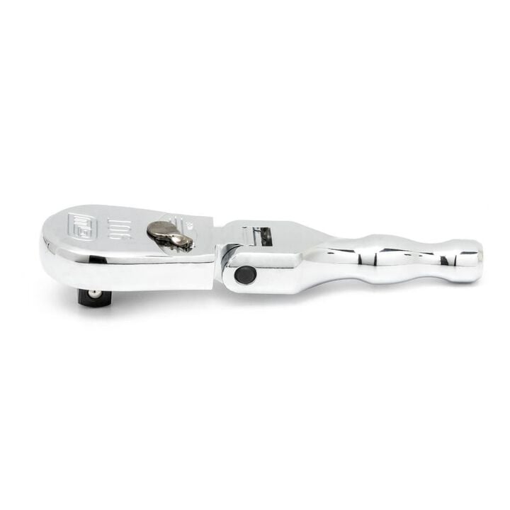 GEARWRENCH 3/8in Drive 90 Tooth Stubby Flex Head Teardrop Ratchet 5in, large image number 1
