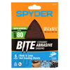 Spyder Detail Sander, 80 Grit Ceramic Net, 3-7/8 Inch Mouse, 5 Pieces, small image number 1