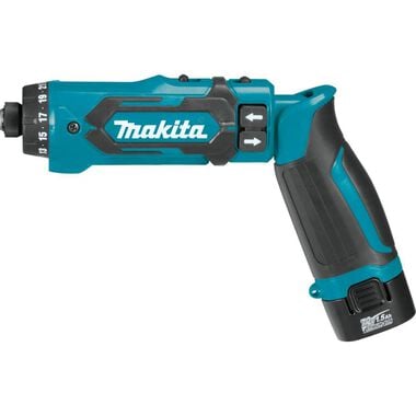 Makita 7.2V 1/4inch Hex Driver Drill Kit with Auto Stop Clutch, large image number 9