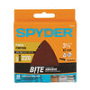 Spyder Detail Sander Triangle, 220 Grit Alum Oxide, 3-5/8 Inch Mouse, 10 Pieces, small image number 1