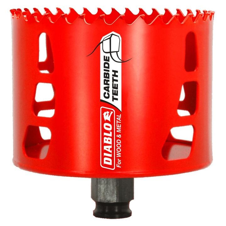 Diablo Tools 3-1/2in (89mm) Carbide-Tip Wood & Metal Holesaw, large image number 0